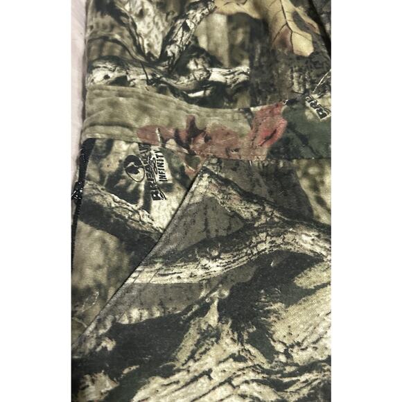 Red Head Camo Insulated Silent-Hide Thermolite Bib Overalls Boys Youth Large - Picture 5 of 11